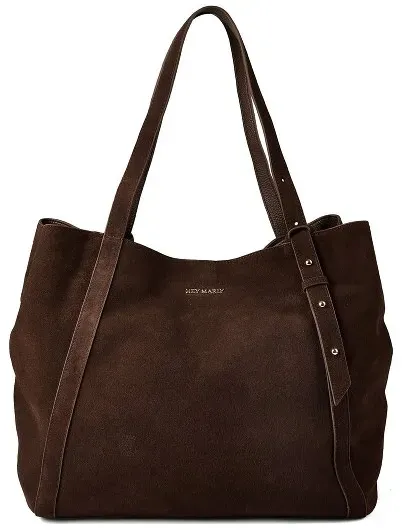 Hey Marly Pretty Wonder Shopper Tasche L Leder 35.5 cm  braun
