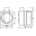 Busch-Jaeger Schuko-Steckdose IP66 Blau/Grau 1 St.