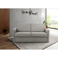 PLACES OF STYLE Schlafsofa Goldpoint 162 cm, Dauerschläfer, Liegefläche 120/200cm,«, 2-Sitzer mit Bettfunktion, Bonell-Federkernmatratze grau