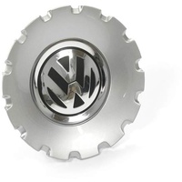 Volkswagen 3C0601149ATJY Radkappe (1 Stück) Nabenabdeckung 17 Zoll Nabenkappe Radzierkappe brillantsilber, für Macau Aluminiumfelgen