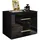 lookway Nachtschrank LINA II 55 x 42 x 37 cm Schwarz