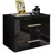 lookway Nachtschrank LINA II 55 x 42 x 37 cm Schwarz
