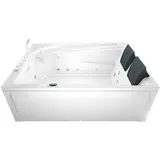 AcquaVapore Whirlpoolbadewanne 135 x 180 cm (W12H-B)