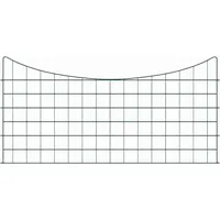 Maison Exclusive - Teichzaun Set 5 Pcs Grün 100 X 50 Cm Stahl