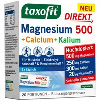 taxofit taxofit® Magnesium 500 + Calcium + Kalium DIREKT