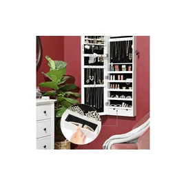 Möbel Kraft Wandspiegel ¦ weiß ¦ Glas,Holzwerkstoff ¦ Maße (cm): B: 36,7 H: 120