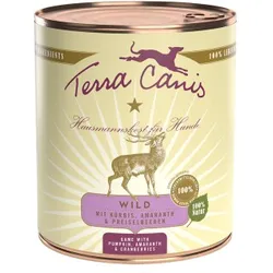 Terra Canis Classic Adult 6x800g Wild mit Kürbis, Vollkornnudeln & Preiselbeeren