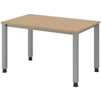 Bümö Schreibtisch Eiche, Nachbildung,Eiche, Rechteckig, 120x74x80 cm, FSC Mix,