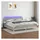 vidaXL Boxspringbett 200 x 200 cm Hellgrau