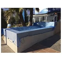 EDM Schwimmbadnetz 5x5m Blatt Schwimmbadabdeckung