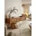 KADIMA DESIGN Lowboard 160x25 cm Braun Holz