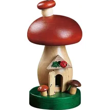 Erzgebirgische Volkskunst Richard Glässer GmbH Räucherpilz 14 cm bunt