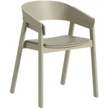 Muuto Cover Armlehnstuhl, refine leder stone / dark beige
