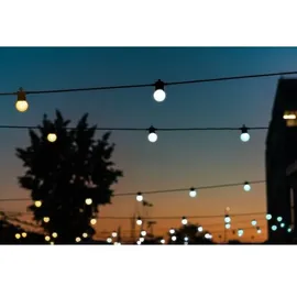 Twinkly LED Lichterkette Festoons 10 m Schwarz