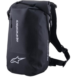Alpinestars Sealed Sport Black Backpack, Schwarz/Weiß, Einheitsgröße EU