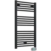 SANOTECHNIK Elektrischer Badheizkörper E-Innsbruck 480 x 920 mm 750 W schwarz