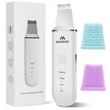 Miserwe Skin Scrubber Face Spatula Ultraschallpeelinggerät Mitesserentferner Porenreiniger Werkzeug Mitesser-Extraktor für Tiefenreinigung