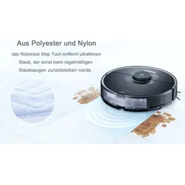 Roborock Original Mikrofaser-Wischtuch für S7, S7+, S7 MaxV, S7 MaxV Plus und S7 MaxV Ultra