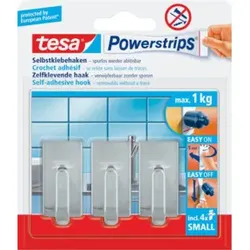 tesa Powerstrips Haken Small Classic,chrom