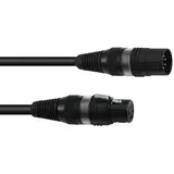 SOMMER CABLE DMX Kabel XLR 5pol 3m sw Hicon