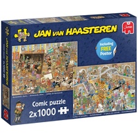 JUMBO Spiele Jan van Haasteren A Trip to the Museum 2x1000 Teile