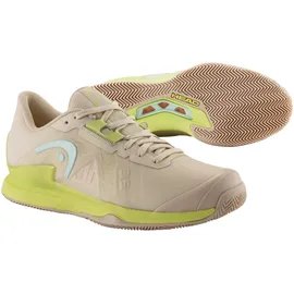 Head Sprint Pro 3.5 Clay Women Tennisschuh, Macadamia/Lime