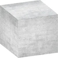 KÖNIG & EBHARDT Zettelklotz 7,5 x 7,5 x 7,5 cm Beton 700 Bl. Grau