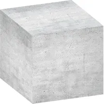 KÖNIG & EBHARDT Zettelklotz 7,5 x 7,5 x 7,5 cm Beton 700 Bl. Grau