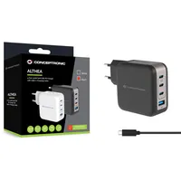 Conceptronic ALTHEA18B 4-Port-100-W-USB-Ladegerät