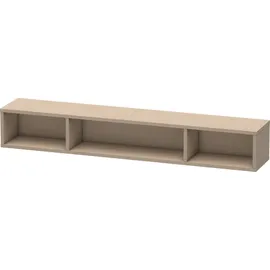 Duravit L-Cube 80x14cm, leinen, 3 Fächer, horizontal