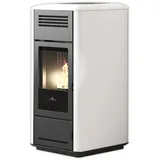 Edilkamin wasserführender Pelletofen | MILLA H 12 EVO | 11,9 kW | Weiß
