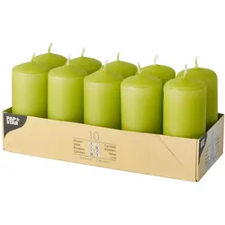 PAPSTAR Stumpenkerzen 9 cm kiwi