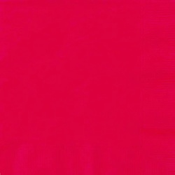 50 grosse Servietten rot