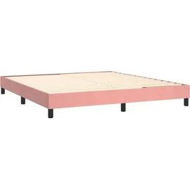 vidaXL Boxspringbett 180 x 200 cm Rosa