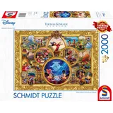 Schmidt Spiele Thomas Kinkade, Disney, Mickey Minnie, Dream Collage II 2000 Teile
