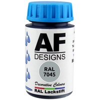 Alex Flittner Designs Lackstift RAL 7045 TELEGRAU 1 glänzend 50ml Holz Metall Möbel Bad Retuschierlack Reparaturlack