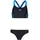 Arena Tankini Damen Schwarz/Türkis 40