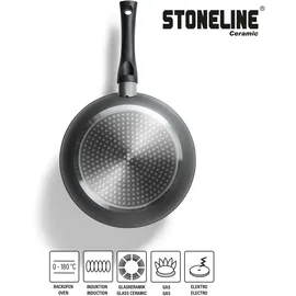 STONELINE Topf-Set 17-tlg. mit Glasdeckeln