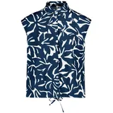 Zero Hemdbluse Tunnelzug Blau 38