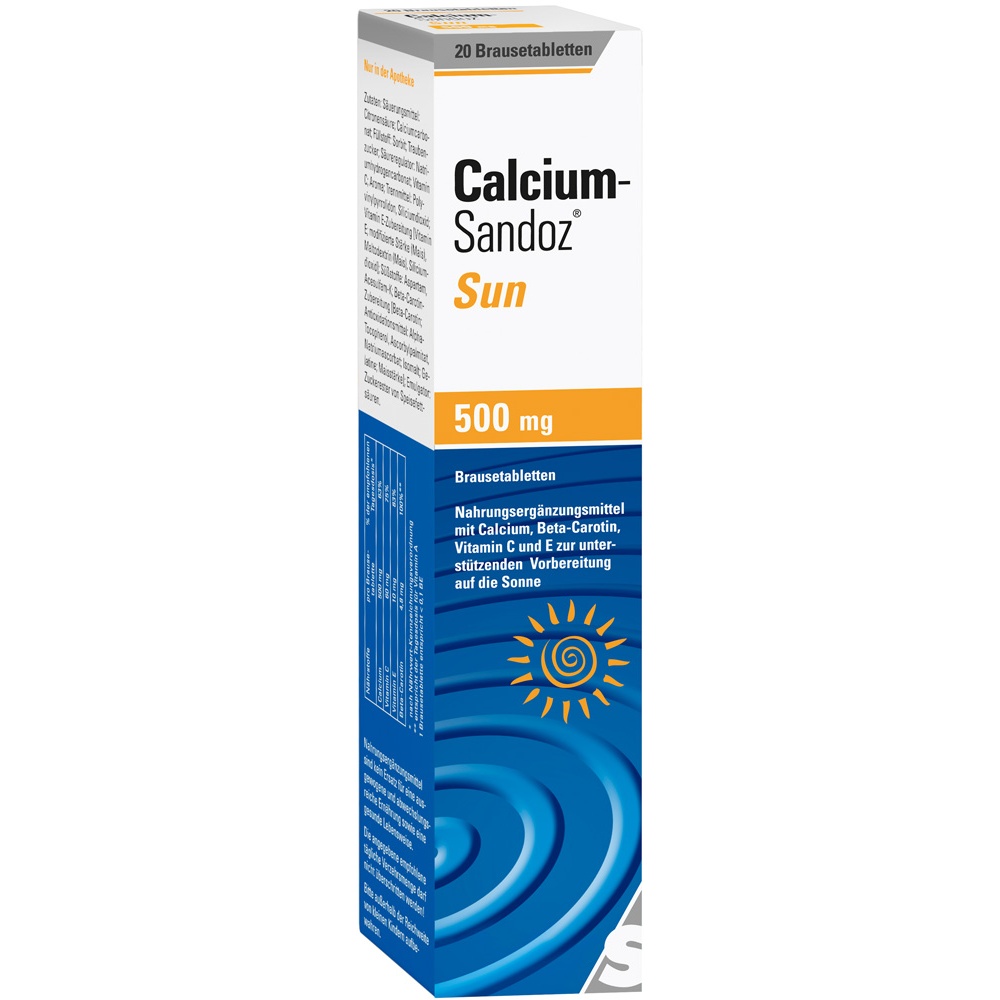 calcium sandoz sun brausetabletten
