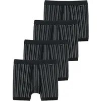 SCHIESSER Original Classics Feinripp Boxershorts schwarz XL 4er Pack