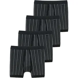 SCHIESSER Original Classics Feinripp Boxershorts schwarz XL 4er Pack