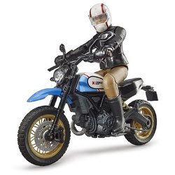 Bruder® Spielzeug-Motorrad Bruder Motorrad Scrambler Ducati Desert Sled mit Fahrer 63051