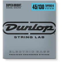 Jim Dunlop Super helle Nickelumwicklung konische Basssaiten 45-130 | 5-saitig