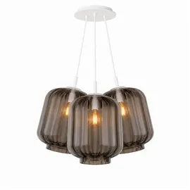 s.luce Velo Cluster 3-flg. 25 cm Rund/Glas