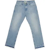 2y studios 2Y Arun Open Hem Straight sand blau 34