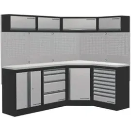 Kraftwerk Mobilio 4er Kombi, Unterschranke, Eckschrank, Oberschrank, 3964NIX