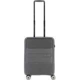 Travelite 4-Rad Hartschalen Handgepäck Koffer klein mit TSA Schloss, Gepäck Serie WAAL: Stabiler Trolley mit recyceltem Innenfutter, 55 cm, 36 Liter