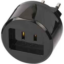 Reisestecker für USA Steckdose und Euro Stecker, 2,5A Sicherung