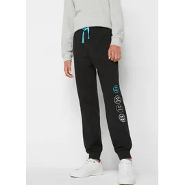 bonprix Jogginghose Schwarz 164